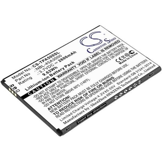 TP-Link TP7032A batteri (2800 mAh 3.8 V, Sort)