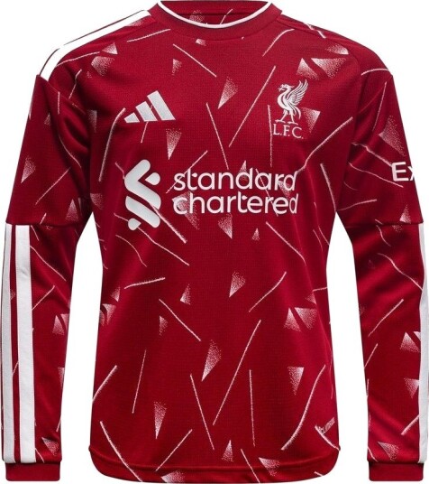 Liverpool Hjemmedrakt Champions League 2026/27 Barn Langermet   adidas størrelse 164 cm