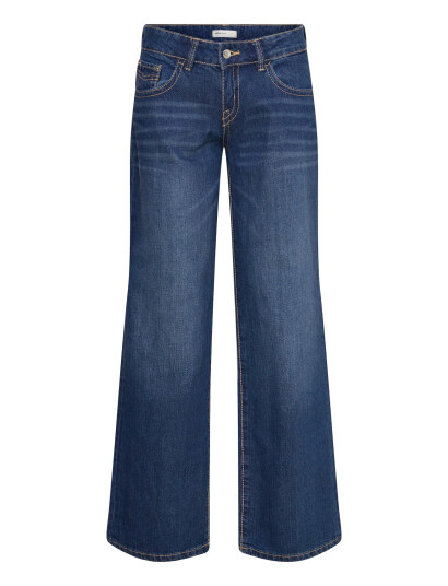 Gina Tricot Ultra Low Wide Jeans Blue 40