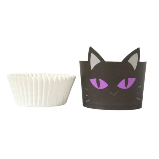 Pme Muffinsformer Cups Black Cat Sett/12 Pme Muffinsformer Cups Black Cat Sett/12