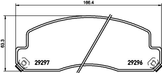 Bremseklosser TEXTAR 2929601