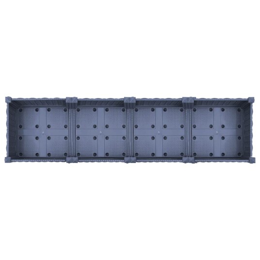 vidaXL Høybed 160x40x23 cm polypropylen