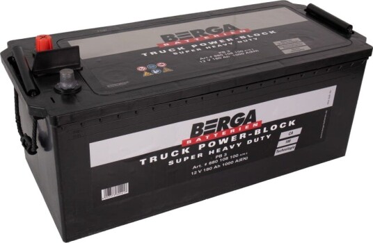 Berga Truck Power Block 12V 180AH 1000CCA (513/223/223mm)