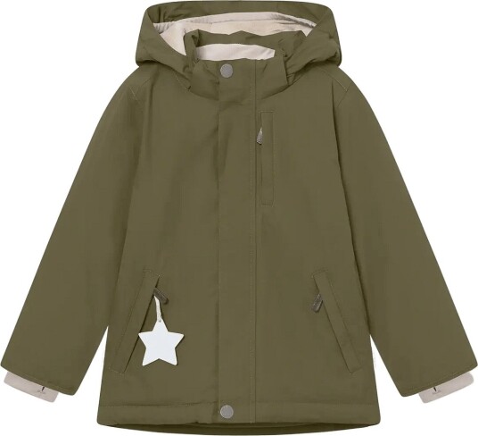MINI A TURE Matadyanko Fleece Lined Winter Jacket. Grs KALAMATA GREEN 110