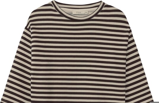 Fliink Collegegenser Alvin Kaffebønne/sandskall Fliink 86 Collegegenser Beige Brun Hvit
