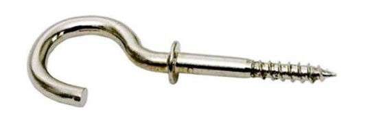 Gelia 100000192 Takkrok for tre, 50 mm, med krage, 2-pakning