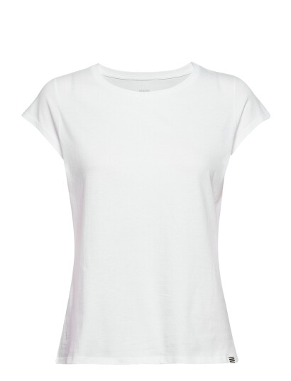 Mads Nørgaard Fine Jersey Teasy Tee Fav - White - XL