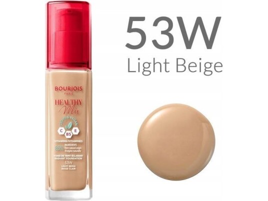 Bourjois Bourjois Healthy Mix Foundation 053& Bourjois Bourjois Healthy Mix Foundation 053&