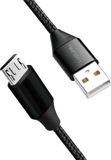Logilink Cu0143 0,3 M Usb A Micro-Usb B Usb 2.0 0,48 Gbit/S Sort