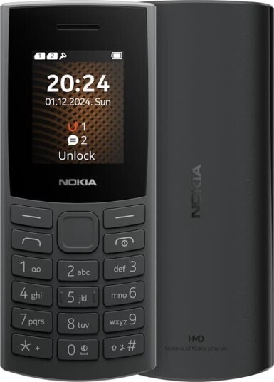 Nokia 105 4G 2nd Edition Dobbel-SIM Mobiltelefon Sort Nokia 105 4G 2nd Edition Dobbel-SIM Mobiltelefon Sort