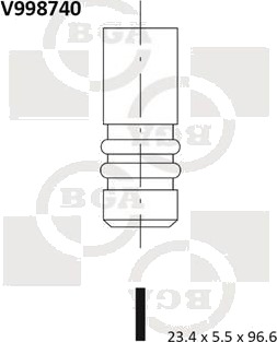 Utløpsventil BGA V998740