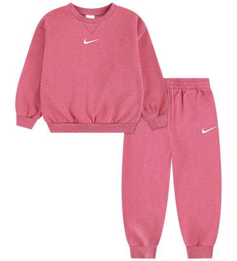 Nike Genser Crew Peony 4 år 104 Joggedress Rosa