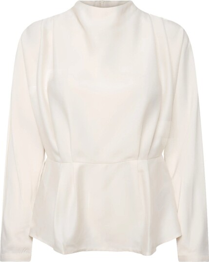 YAS Yaspella Ls Funnel Neck Top S. Noos BIRCH M
