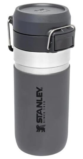 Stanley Quick Flip Water Bottle 0,47L charcoal