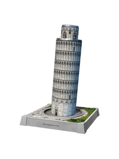 Ravensburger 3D Puzzle Iconics Tower of Pisa With Light 231st. 3D Puslespill Ravensburger 3D Puzzle Iconics Tower of Pisa With Light 231st. 3D Puslespill