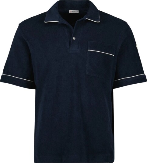 Moncler Camp Shirt Navy Moncler Camp Shirt Navy