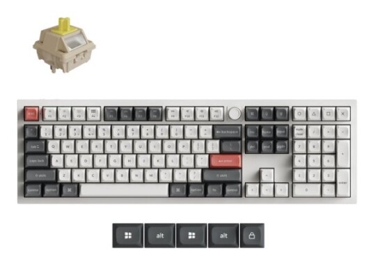 Keychron Q6 Ultra Q6U P4 Hvit Keychron Q6 Ultra Q6U P4 Hvit