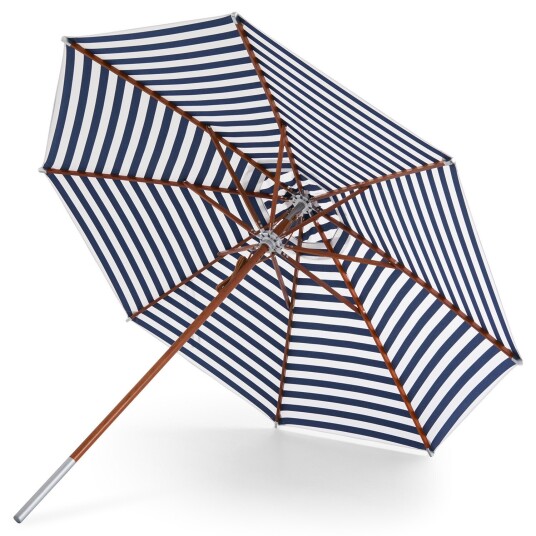 Skagerak Atlantis Parasoll Ø330 Dark Blue Stripes