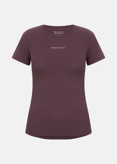 Röhnisch Jacquard SS Top Huckleberry M Løpe t shirts