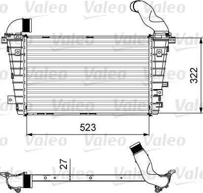 Intercooler VALEO 818615