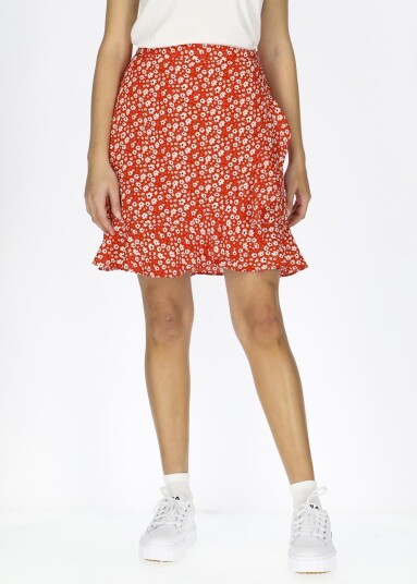 Seaside Sankt Claud Short Skirt W Red Flower 46 Kjoler Og Skjørt
