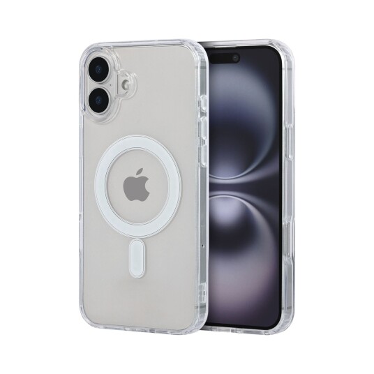 iiglo iPhone 16 Plus Magnetic Clear Case (gjennomsiktig)
