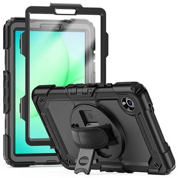 Samsung Galaxy Tab A9/A11 Tech-Protect Solid360 Hybrid-deksel med stropp Svart