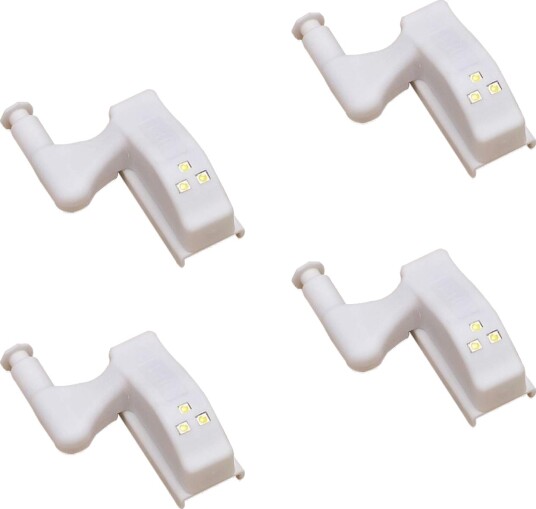 Genius Ideas 4 delt LED belysning med "hengsel