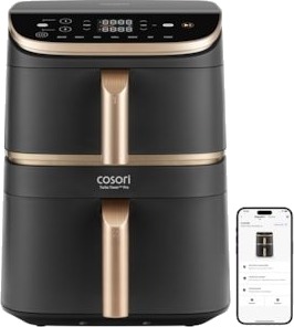 Cosori Turbo Tower Pro 10,8L Airfryer i Grå med 2630W Effekt Cosori Turbo Tower Pro 10,8L Airfryer i Grå med 2630W Effekt