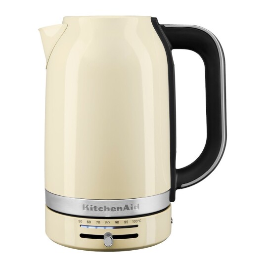 KitchenAid 1,7L Vannkoker med Justerbar Termostat 2400W Kremfarget 5KEK1701EAC