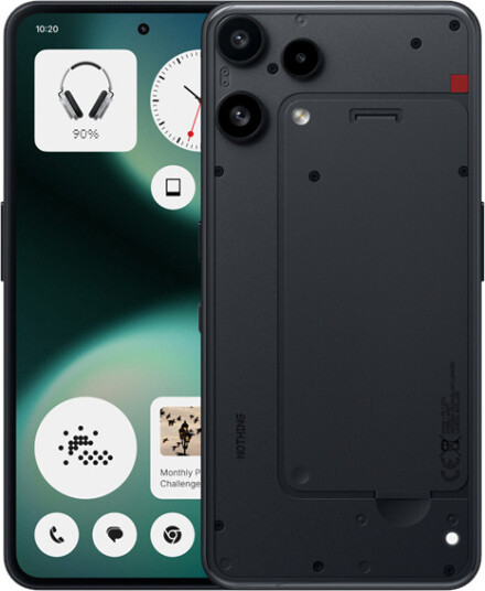 Nothing Phone (3a) Lite 8GB RAM 128GB Sort Mobiltelefon