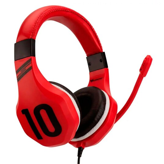 Subsonic Gaming Football Headset 3,5mm Rød