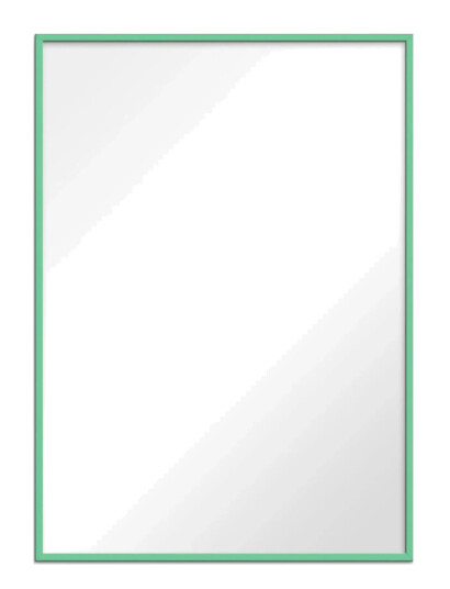Poster & Frame Mint Wood Mirror - Green - 40X50CM Poster & Frame Mint Wood Mirror - Green - 40X50CM