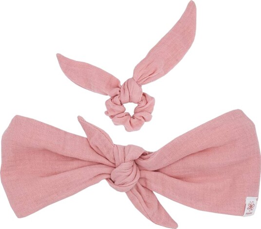 Maximo Musselin Headband Altrosa