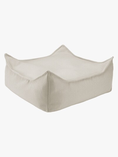 Wigiwama Wigiwama Azure Outdoor Square Ottoman Beige 60x60x20cm