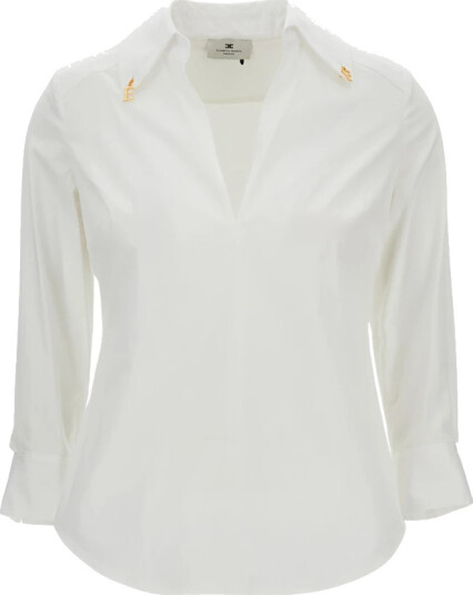 Elisabetta Franchi Dame Bluser & Skjorter Hvit XS,
