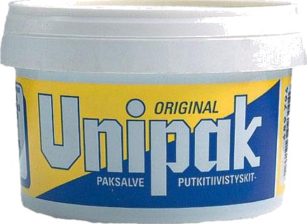 Unipak 360g Pakksalve for Gevindsamlinger i Vann- og Varmeanlegg