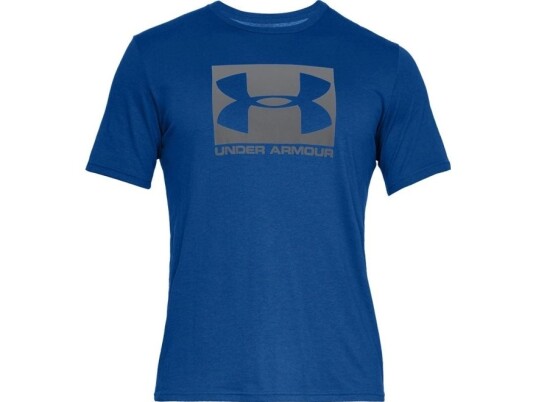 Under Armour Boxed Sportstyle, T-Skjorte, Voksen, Hankjønn, Blå, L, Sml