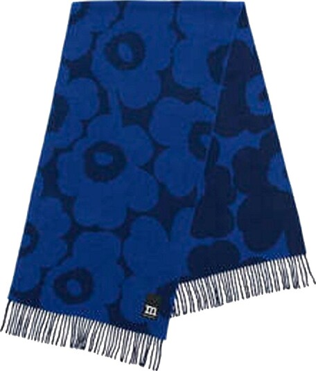 Marimekko - Skjerf Identtinen Unikko - Blå