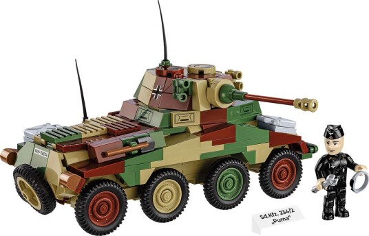 Cobi Sd.Kfz. 234/2 Puma, Byggeklosser, 7 År, 470 Stykker
