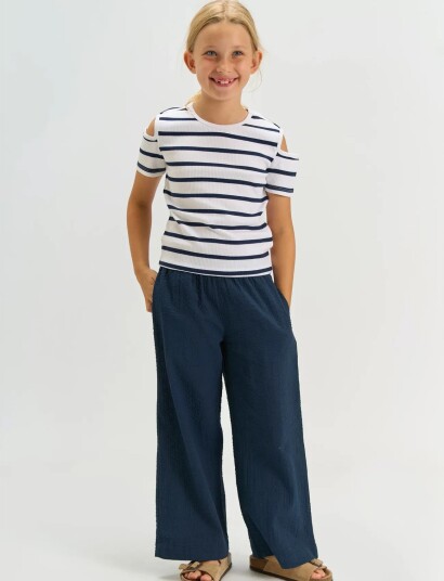 The New Tntish S_S Rib Tee White 98/104 The New Tntish S_S Rib Tee White 98/104