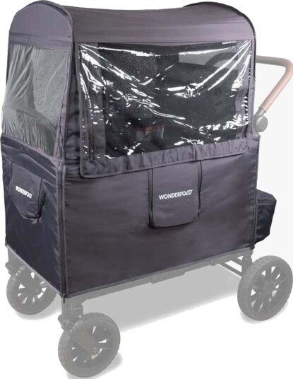 Wonderfold W2 Regntrekk, Svart