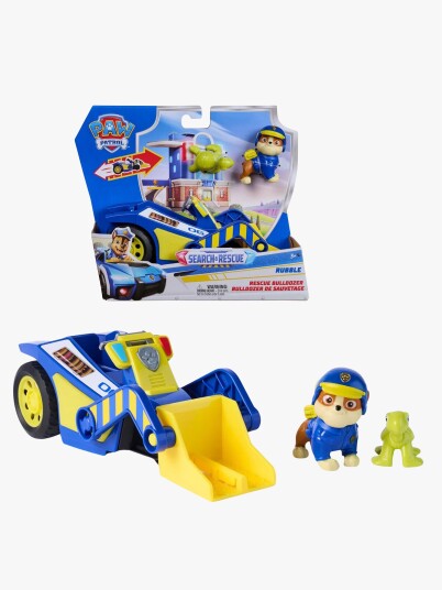 Paw Patrol Rubble Redningsbil med Figur - Søk og Redning Paw Patrol Rubble Redningsbil med Figur - Søk og Redning