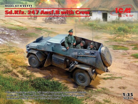 ICM 1/35 Sd.Kfz 247 Ausf.B with Crew