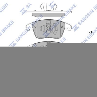 Bremseklosser Hi Q SP4021 Bremseklosser Hi Q SP4021