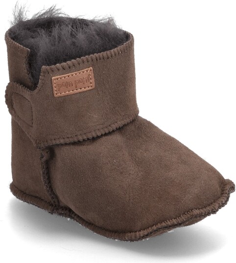 Pom Pom Baby Boot Sheepskin DARK BROWN 20/21 Pom Pom Baby Boot Sheepskin DARK BROWN 20/21