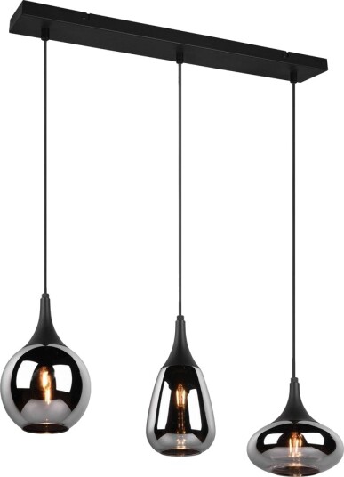 Lumina Pendellampe 3-os E14 Mattsvart -