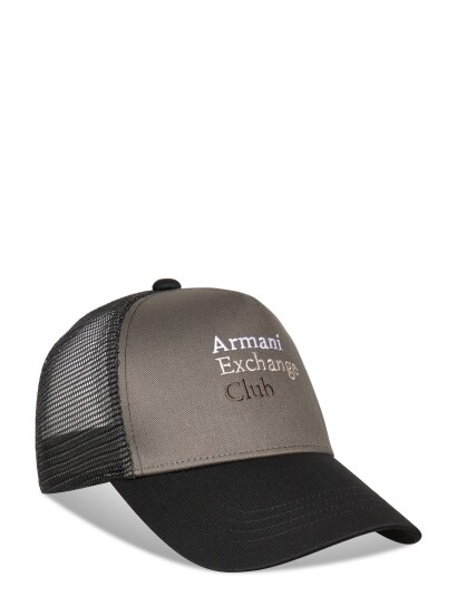 Armani Exchange Baseball Hat Black ONE SIZE Armani Exchange Baseball Hat Black ONE SIZE