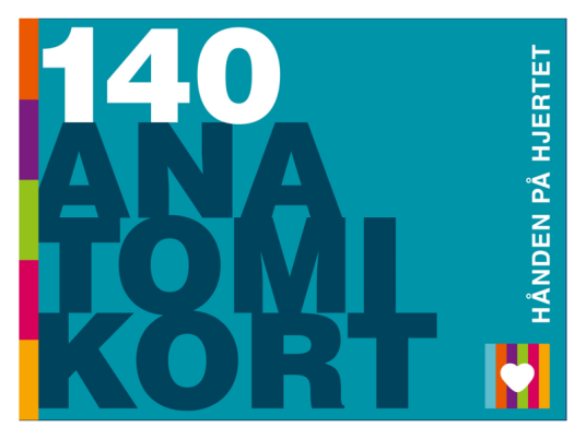 140 Anatomikort - Hånden På Hjertet | Oluf Falkenberg Nielsen Mette Juel Bojsen-Møller | Språk: Dansk