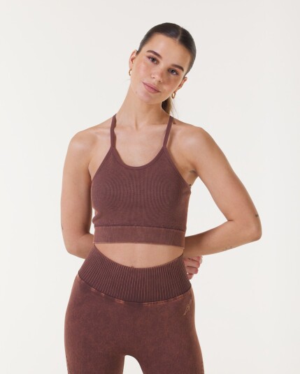 Bumpro Retreat Seamless Tank Pink Mauve Vintage - S/M